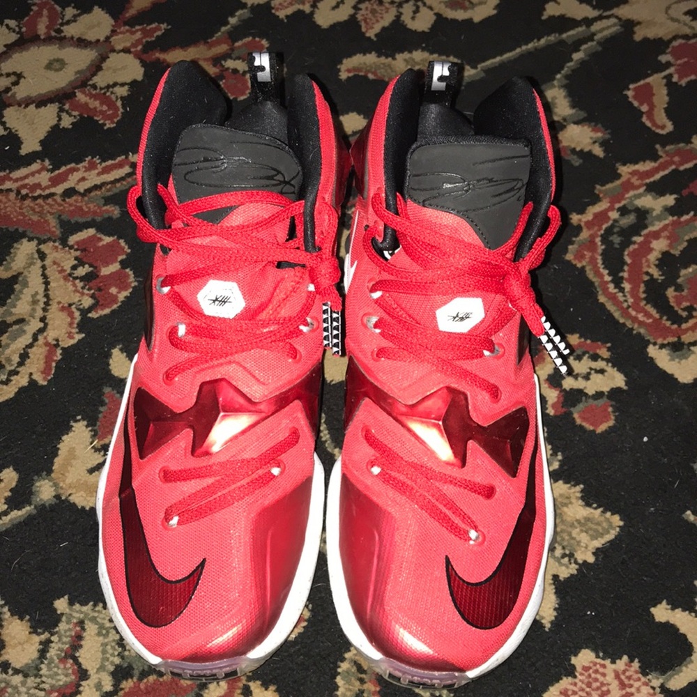 Lebron 13 fire red